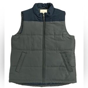 Weatherproof Men's Gray and Blue Vest